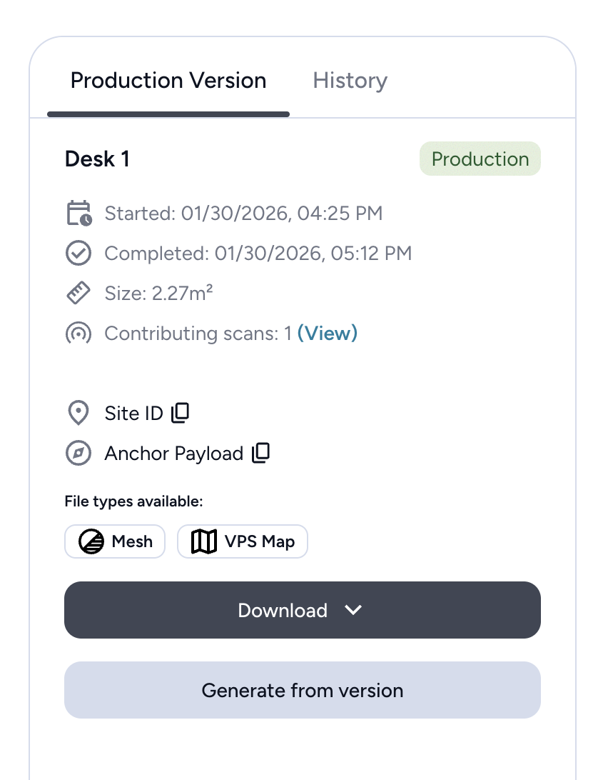 Getting the anchor payload